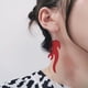 thumbnail image 5 of 1 par de pendientes de fuego punk aretes acrílicos colgantes pendientes de caída para mujeres niñas, 5 of 7