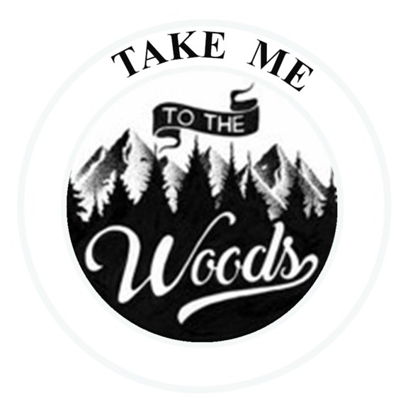 Take Me To The Woods Decorative Car Truck Decal Window Sticker Vinyl Die-Cut Wildlife Travel Adventure Vacation Tourist Souvenir