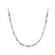 thumbnail image 1 of Collar con colgante de clavícula de eslabones, collar con colgante de plata ajustable brillante brillante para mujer, plata femenina, 1 of 8