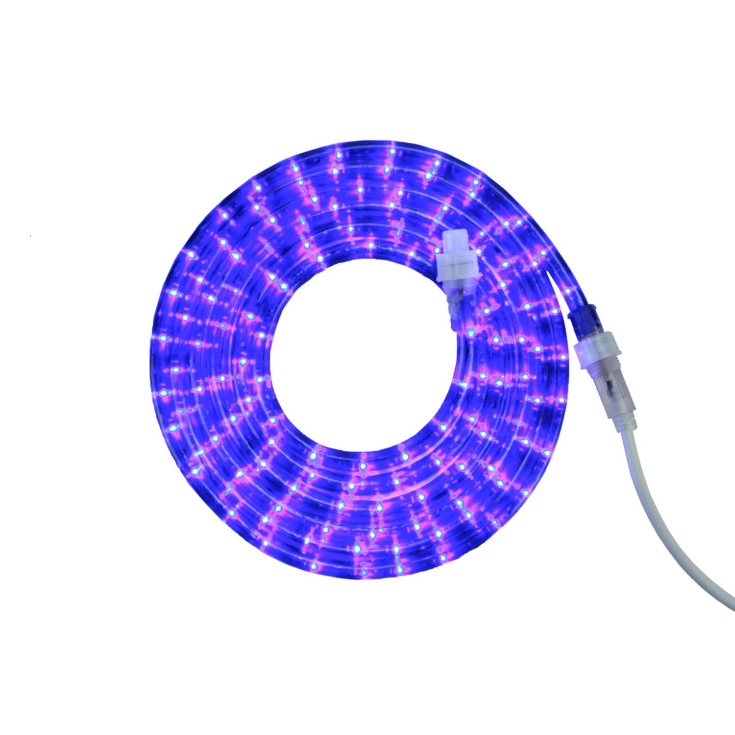 12 Blue Led Indoor Outdoor Rope Lights
