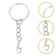 thumbnail image 5 of BRIGHTFUFU 100 Uds llavero de Metal llavero de Metal con cadena llavero de Metal llavero para mujer, 5 of 7