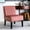 Rose, variant on Grey Velvet Mid Century Modern Chairs, Of 2 With Stable Solid Wood Legs For Home Accent Chairs , In Strong