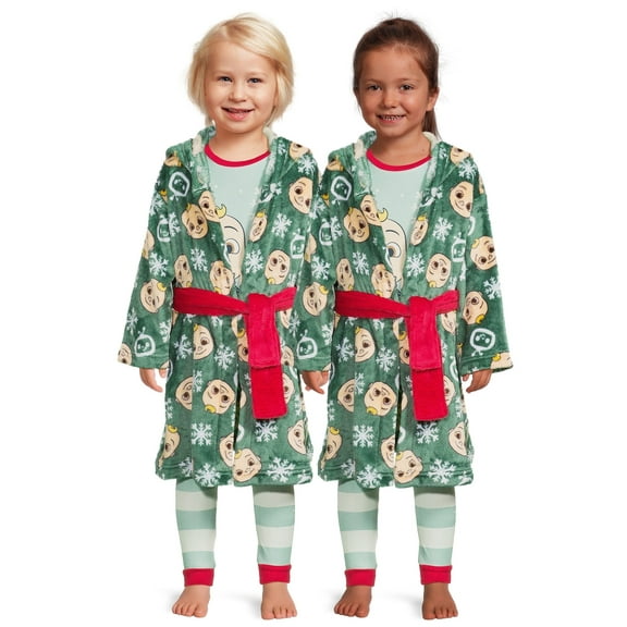 CoComelon Pajamas and Robe Set, 3-Piece (5T)