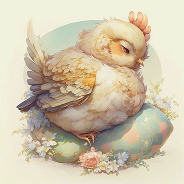 Diamond Painting 5D DIY Full Round Drill Chicken Kit Decoración del hogar (LP195) Hugtrwg Para estrenar