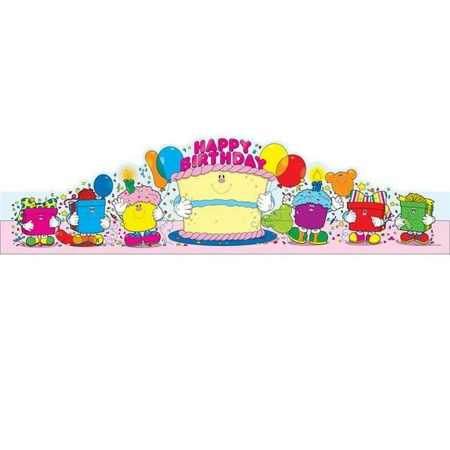 Carson Dellosa CD-0232-2 Birthday Crowns 2-Tier Cake - 30 Per Pack - Pack of 2