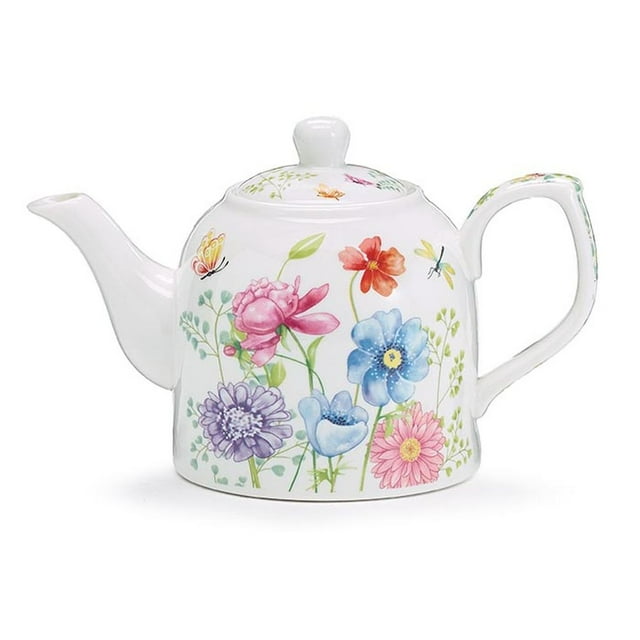 Burton & Burton Teapot Mixed Blooms