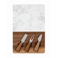 thumbnail image 1 of Tabla Xtellar de Madera Y Mármol + Cuchillos Picar Queso color blanco, 1 of 5