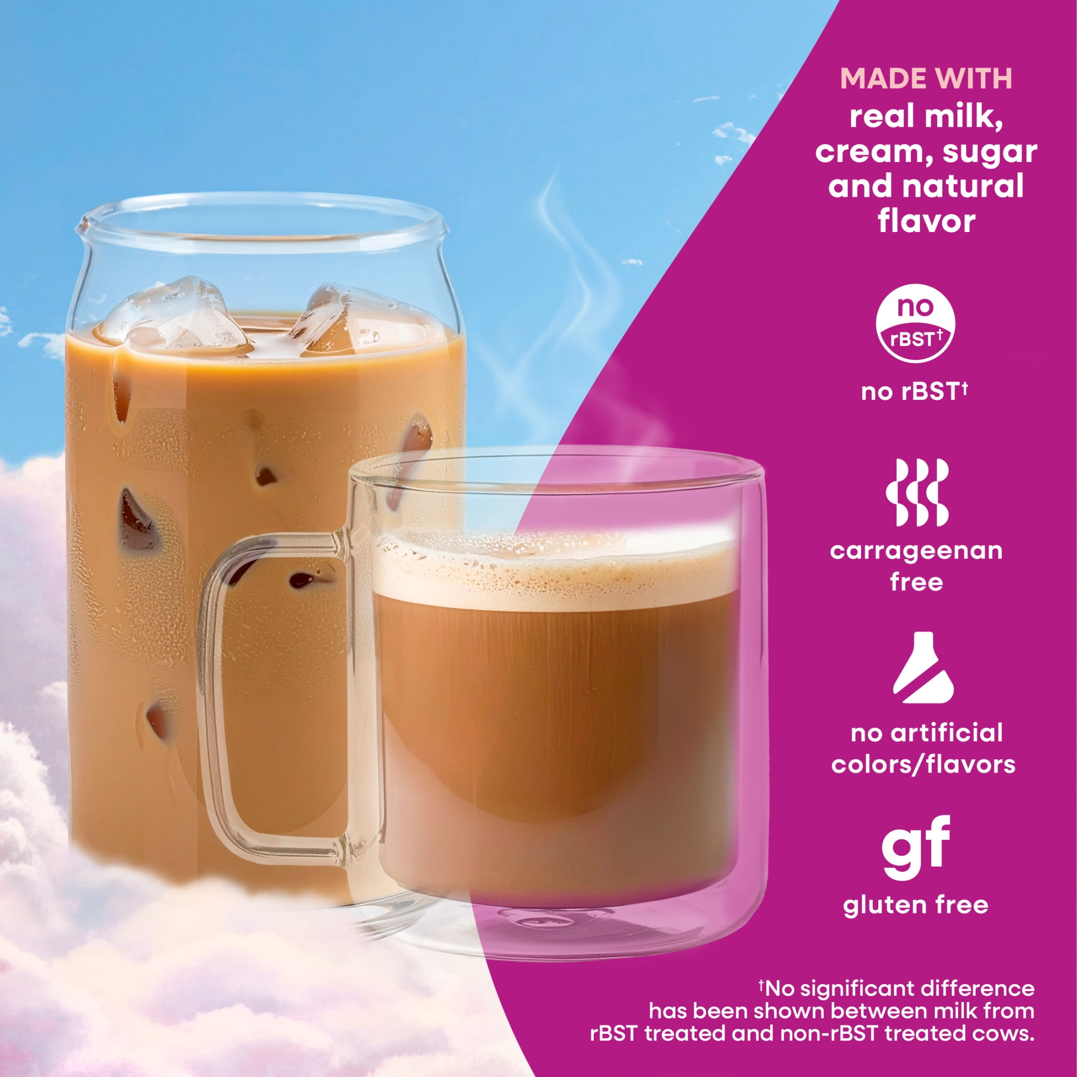 natural bliss Chai Vanilla Latte Flavored Creamer, Gluten Free Creamer, Iced, Hot Coffee 32 fl oz