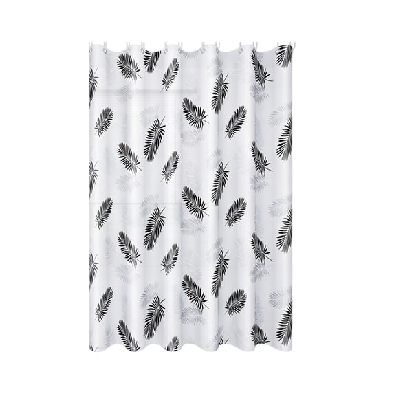 Honmine Waterproof Shower Curtain, Thick PEVA Plastic Bath Liner with Mildew Proof, Dry and Wet Separation Fabric for Bathroom Stall, Bathtub, Toilet Window