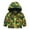 Green, variant on Toddler Boys Girls Windbreaker Camo Print Zip Up Hooded Jacket Kids Fall Light Outdoor Hiking Rainproof Coats with Pockets