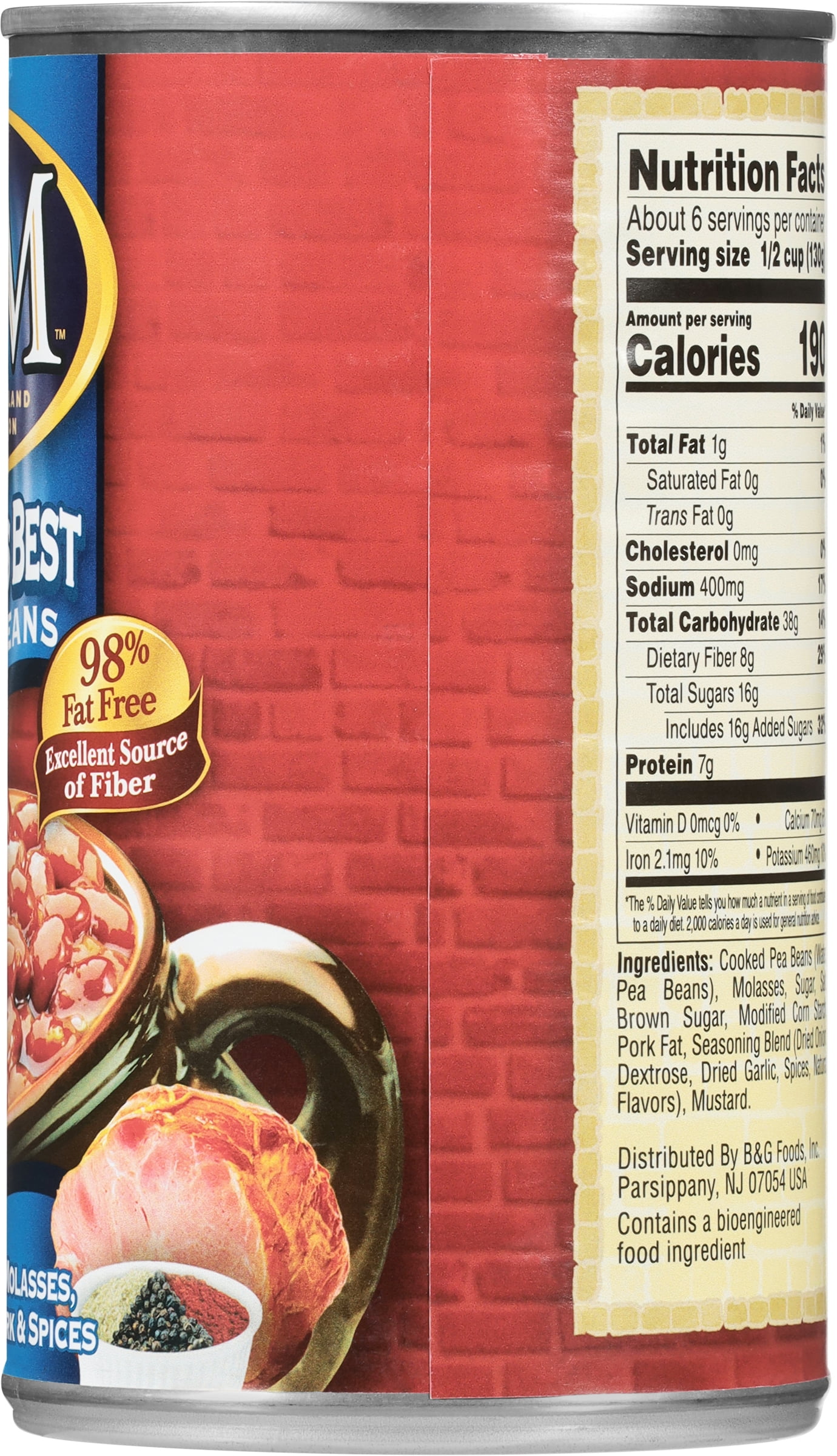 (3 pack) B&M Boston's Best Baked Beans, Shelf-Stable, 28 oz Can