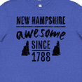 thumbnail image 4 of Inktastic New Hampshire Awesome Since 1788 Youth T-Shirt, 4 of 5