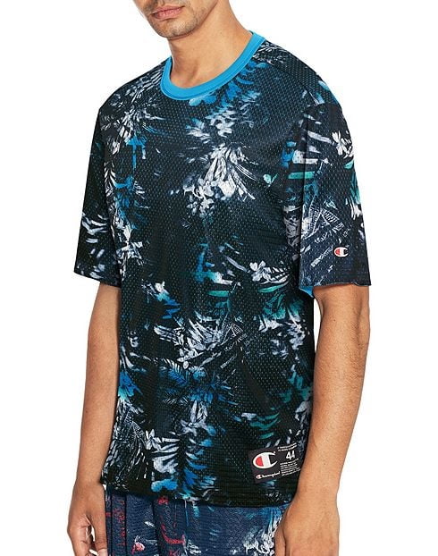 champion men's reversible mesh tee