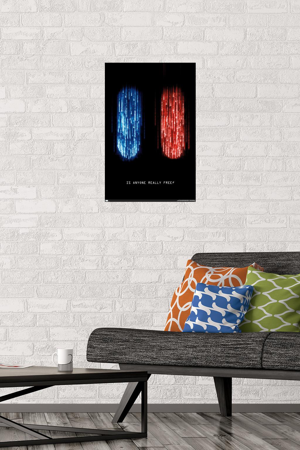 The Matrix: Resurrections - Is Anyone Really Free Wall Poster, 14.725" x 22.375"