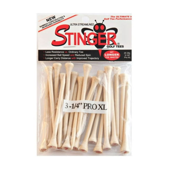 Stinger Golf Tees (3 1/4" Inch Pro XL) 3.25" Performance Tee New