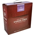 thumbnail image 3 of Sorbus Fabric Storage Bins 11" Foldable Cubes With Handles For Pantry, Cubbies, Toy And Closet Shelving Organization - 6Pk (Red), 3 of 8