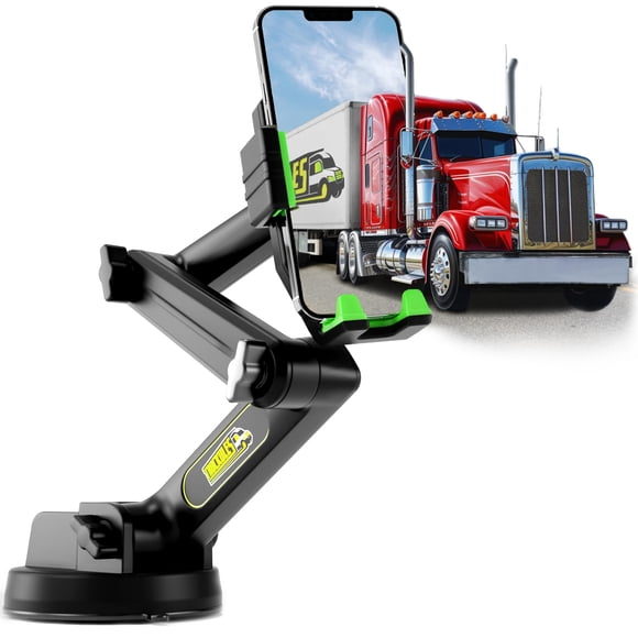 Soporte para teléfono de camión Mount Truckules Heavy Duty Ventosa
