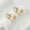 Gold, variant on Elegant Luxury Pearl Stud Earrings for Women - Vacuum Electroplated 18K Gold, Versatile and Sophisticated