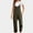 Army Green, variant on XWSHYW Womens Jumpsuits Plus Size Solid Color Slim Fit Romper Leisure Short Sleeve Slim Leg Jumpsuits