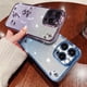 thumbnail image 4 of Compatible Con Xiaomi POCO F5 X5 Pro X4 X3 GT M5S M4 M3 F4 F3 Mi 13 12 11 Lite 12T 11T Flower Galvanoplastia Transparente Estuche Con Cartón Purpurina Degradado, 4 of 4