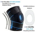 thumbnail image 2 of Gash Hao Knee Brace with Side Stabilizers for Meniscus Tear Knee Pain Recovery, 2 of 6