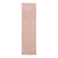 thumbnail image 3 of Unique Loom Trellis Shag Collection Area Rug - Ruth (2' x 7' Runner Light Pink/Ivory), 3 of 11