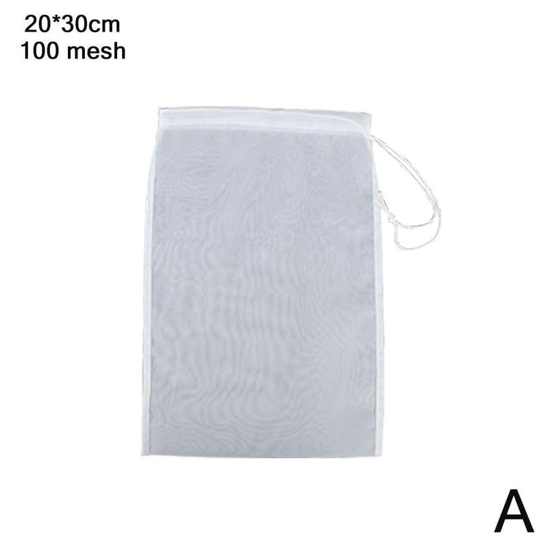 dmmmm Reusable Straining Bag Nylon Filter Mesh Food Strainer Bag Nut