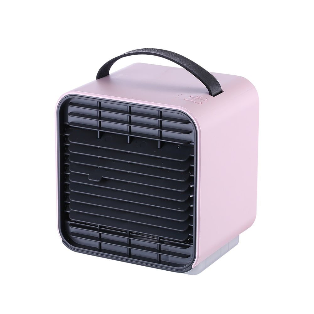 Mini Portable Fan Humidifying Fan Mini Car Office Air Humidifier USB Charging With USB Rechargeable 2000 MAh Battery 2 Speeds For Home And Office 3 Colors USB Fan for Travel Office