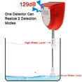 thumbnail image 5 of Solar Water Level Sensor, High/Low Water Level Alarm with Dual Probe, 129 dB Red Strobe Siren with Adjustable Volume, Bobber Water Detector, 16.4ft Detect Cord, IP55 Waterproof for Indoor /Outdoor, 5 of 6