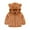 Brown, variant on Nnhblu Baby Winter Coat Beige Girl Toddler Clothes Long Sleeve Hoodies Zip up Outerwear,0-6 Months