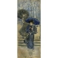thumbnail image 2 of Prendergast, Maurice Brazil 12x24 Gold Ornate Wood Framed with Double Matting Museum Art Print Titled - Ladies In The Rain, 2 of 4