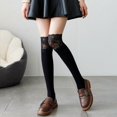 thumbnail image 3 of TZYDMN Women's Knee High Socks Lace Ruffle Socks Kawaii Lace Top Cotton Cute Stockings for Girls, 3 of 7