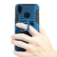 thumbnail image 5 of Compatible for Samsung Galaxy A10S Case with Tempered Glass Screen Protector Belt Clip Holster Defender Rugged Shock Proof Armor Heavy Protection Phone Cover w/ Magnetic Mount Plate [Blue], 5 of 8