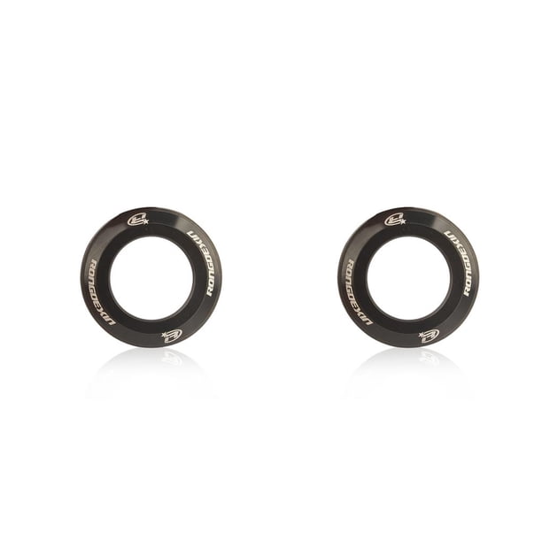 Tapa de cuenco para vástago de bicicleta de montaña Yuarrent 28,6mm Negro 2piezas