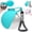 B, variant on 2026 New Portable Dog Water Bottle, 10Oz Leak-Proof Stainless Steel Water Bottle with Silicone Bowl, Compact Travel Water Dispenser for Puppy Walking & Outdoor Travel