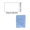 thumbnail image 3 of 11.8x108.3 Inch Light Blue Pearl Flower Table Runner, Sheer Embroidered Net Fabric Boho Tulle Tablecloth for Wedding Birthday Party Decorations, 3 of 7