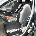 thumbnail image 4 of Autoking Cover Cow Pattern Car Seat Cover Set 2Pcs Full Set Universal Seat Fit For Most Car Milk Color 2 Seat, 4 of 8
