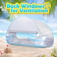 thumbnail image 5 of Beach Tent Pop Up Portable Shade Pool UPF50+ UV Protection Sun Shelter for Infant with Easy Set Up Canopy (Silver Beach Tent), 5 of 5