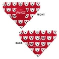 thumbnail image 3 of The Coca-Cola Company Pet Bandana Enjoy Coca Cola Logo and Polar Bear Expressions Red White Slip On Collar&nbsp;Bandana Only, 3 of 6