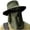 green, variant on Nylon Sun Hats for Women and Men UPF 50+ Sun Protection and Neck Flap,Bucket Hat for Men and Women-Gray
