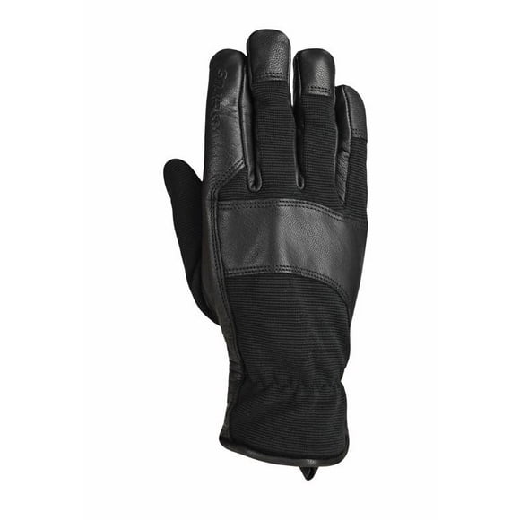 Guantes para clima frío Seirus Workman M de piel de cabra y cuero negros