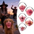 thumbnail image 2 of Hilarious Realistic Latex Half Face Dog Muzzle Mask with Elastic Strap, Adjustable Lightweight Flexible Accessory 10 x 6.16in for Small & Medium Dogs, Halloween Party Photo Prop, 2 of 4