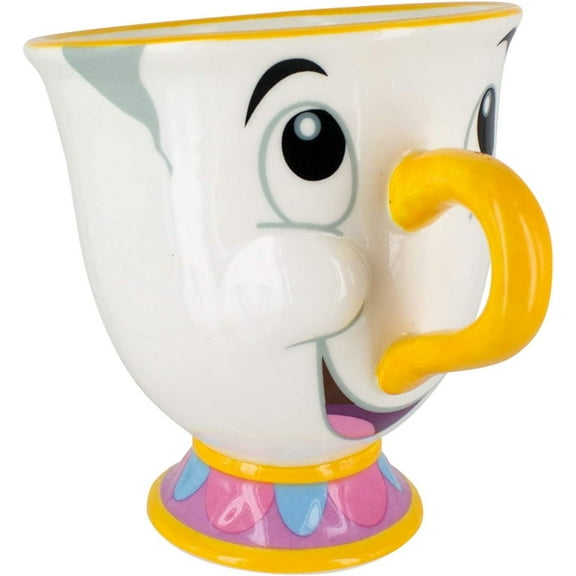 Disney Beauty and the Beast Chip Mug Tea Cup Ceramic Officially Licensed
