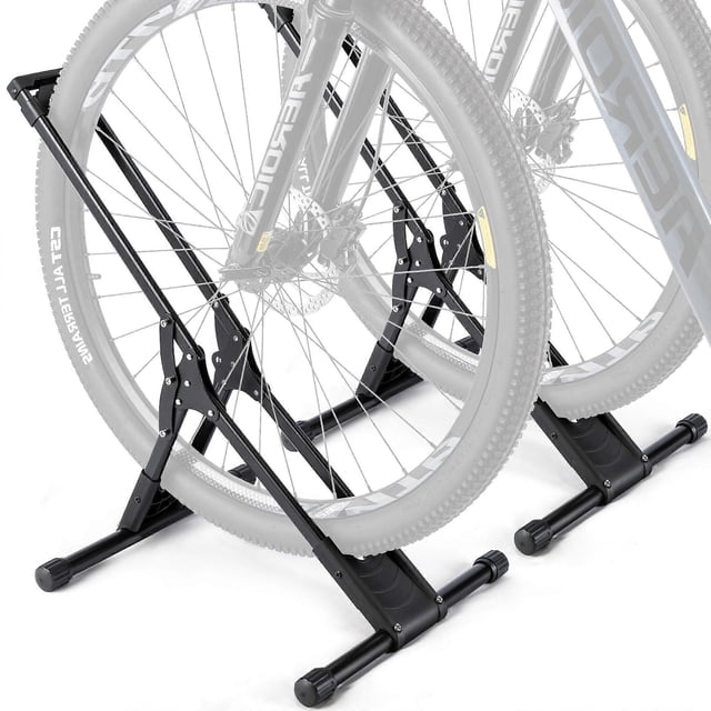 Floor Bike Rack - Indoor Bike Rack Garage Storage - Bike Type Rack 20'-29' Mountain MTB and Road Bike (2 Bike Racks)