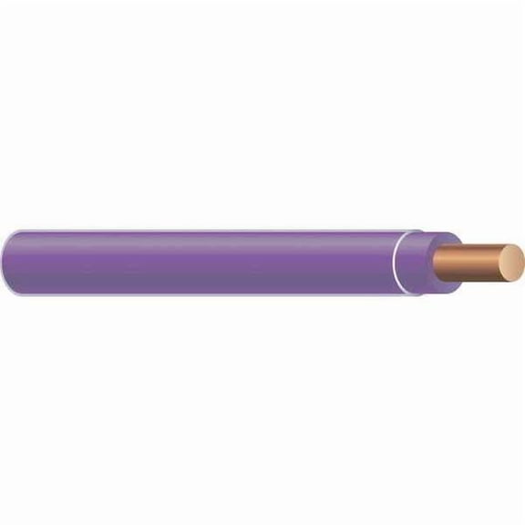 Southwire THHN Building Wire, Copper, 14 AWG, 1C, Purple, Solid, 500 ft 21124301