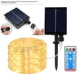 thumbnail image 5 of Tubo de luz LED de alambre de cobre solar para exteriores, tubo de arcoíris, luz navideña para decoración de patio, 5 of 5