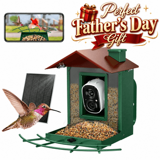 Bird Buddy Solar Powered Bird Feeder with Camera & AI Species