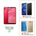 thumbnail image 2 of Cadorabo Étui pour Huawei Y7 2019 / Y7 PRIME 2019, Protection d'Écran, Gel Silicone TPU, 2 of 8