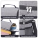 thumbnail image 3 of El bolso del bento de la capa doble engrosó el bolso portátil del aislamiento de la capa doble del bolso de la comida campestre del bolso del almuerzo, 3 of 5