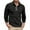 Black, variant on MIXUE Polo Shirts For Men Summer Solid Color Lapel Button Down Long Sleeve Slim Fit Casual Comfortable Breathable Daily-Wear,White,XL